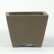 Vaso Cermica Bonsai - Quadrado -  C.13 x A.10 cm